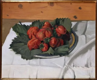 Qui est le peintre de cette "Nature morte aux fraises" ?