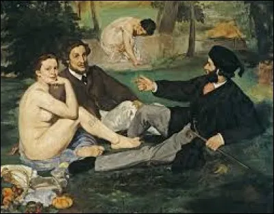 "Le D&eacute;jeuner sur l'herbe" est un tableau du peintre Claude Monet.