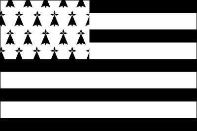 Quelle région, ce drapeau noir et blanc symbolise-t-il ?