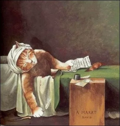 Quant à cette parodie, elle est facilement identifiable ! L'original est signé :