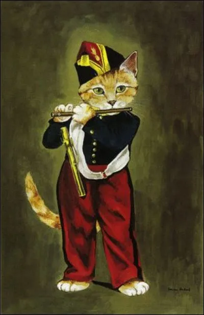 Le chat a pris la place d'un joueur de fifre célèbre, à qui appartenait-il ?