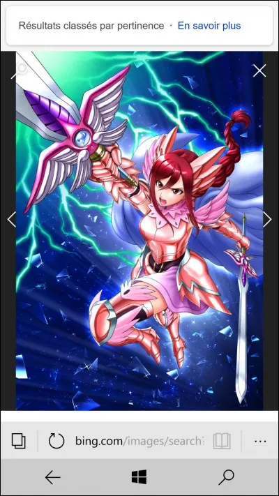 Qui est la personne que Erza aime ?