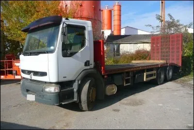 Nous possédons quatre camions de ce type. Ils transportent des engins qui sont incompatibles à la conduite sur route sur de longs trajets. Ce sont des...