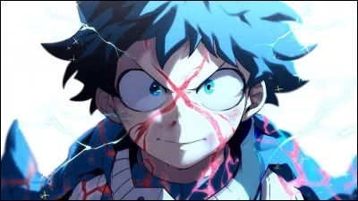 Avec quelle partie du corps Izuku attaque-t-il ?