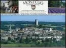 Montcuq (Lot) : ce village possde un donjon et quatre glises.