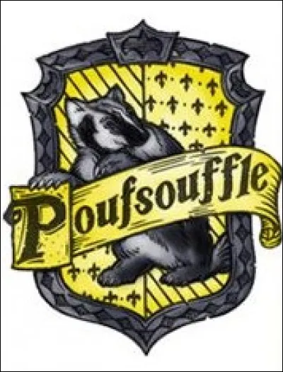 Sur ce blason de Poufsouffle, quel animal est représenté ?