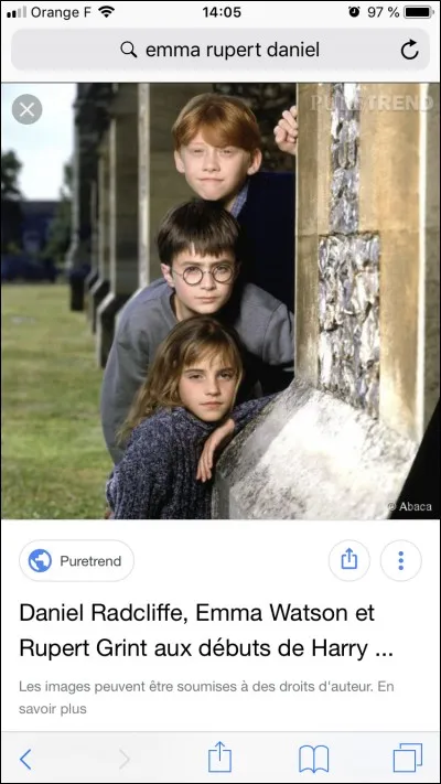 Quel est le deuxième prénom d'Hermione Granger ?