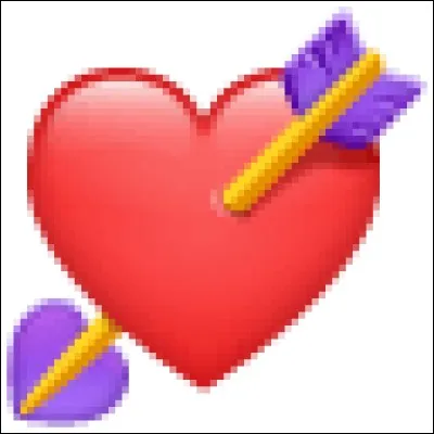 Que signifie le cur traversé par une flèche ?