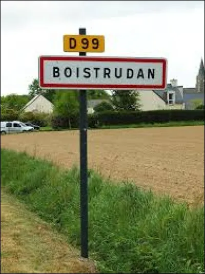Nous sommes en Bretagne à l'entrée de Boistrudan. Nous nous trouvons dans le département ...