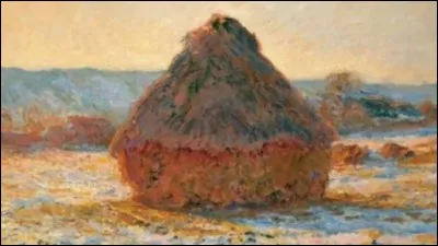 En 1890, Claude Monet crée une série de peintures intitulées...