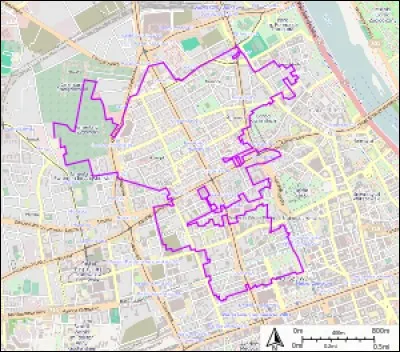 Où se situe le ghetto de Varsovie, dans la ville ?