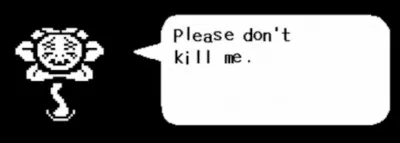 Pour lequel de ces personnages, Flowey ne ressent-il pas de peur ?