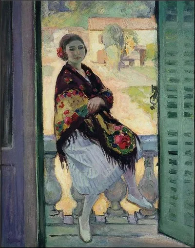 Ces volets bordent "Le Balcon" du peintre :