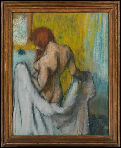 Qui est le peintre de "La Femme à la serviette" ?