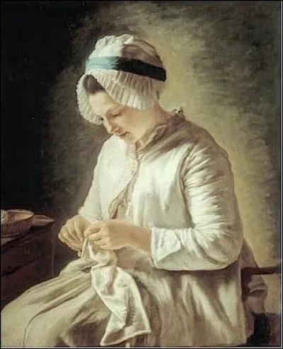 Qui est le peintre de "La Tricoteuse" ?