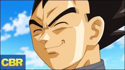 Vegeta fait toujours la tronche en général.
