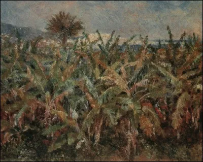 Qui a peint le tableau "Champ de bananiers" ?