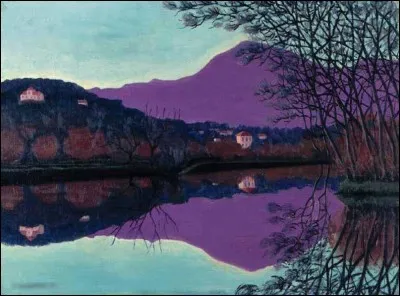 "Paysage aux reflets" est l'uvre de quel peintre ?