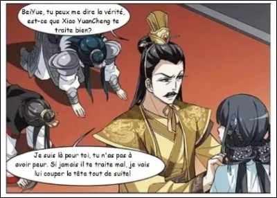 Qu'a dit Bei Yue quand le roi lui a demand&eacute; comment elle allait ?