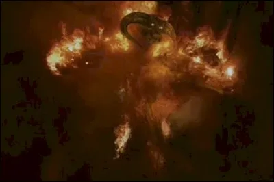 Espèce : Balrog 
Famille : Ancien esprit servant les Valar
Description : Créatures humanoïdes de grande taille, capables de s'envelopper dans les flammes 
À savoir : A combattu avec Gandalf pendant 7 jours 
Quel est ce personnage ?