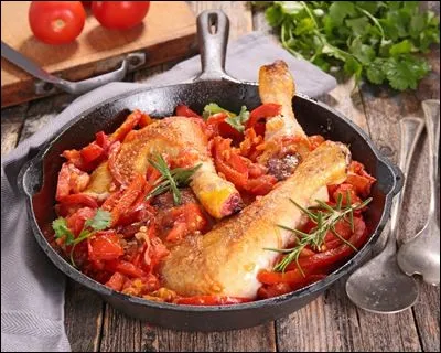 Le poulet basquaise :