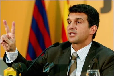 Pendant combien d'années Joan Laporta est-il resté président du FC Barcelone ?