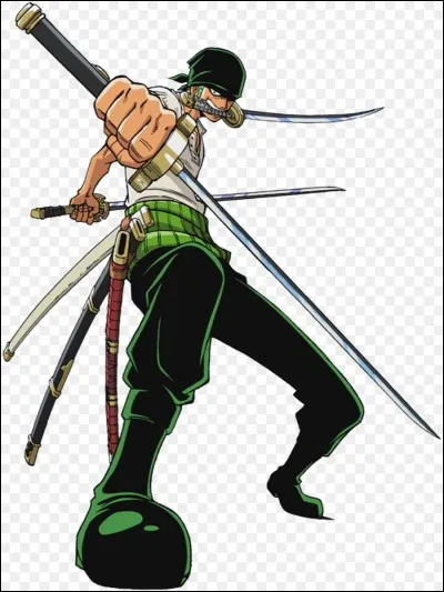 Quelle est la couleur des cheveux de Zoro ?