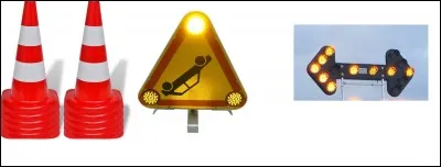 Pour clore la visite, ces différentes signalétiques permettent de baliser une zone d'intervention. Listez-les.