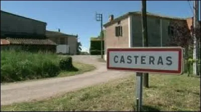 Nous sommes maintenant en Occitanie, à l'entrée de Castéras. Petit village du piémont pyrénéen, peuplé de 26 habitants, il se situe dans le département ...