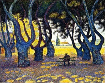 Qui a réalisé l'uvre pointilliste "Place des Lices, Saint-Tropez" ?