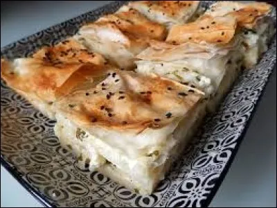 Tu ne peux manger un börek qu'à :