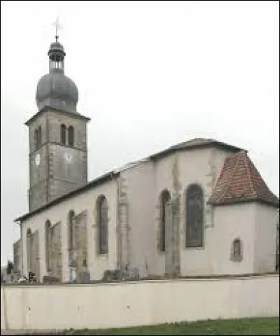 Sur cette image se trouve l'&eacute;glise Saint-M&eacute;dard de Gigney. Petit village Vosgien de 47 habitants, il se situe en r&eacute;gion ...