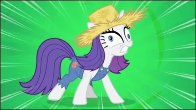 Pourquoi Rarity voulait elle travailler à la ferme ?