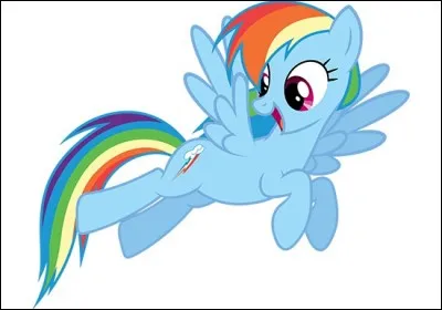 Comment s'appelle la petite sœur de Rainbow Dash ?