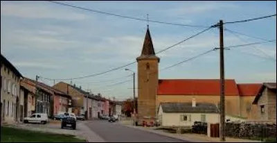 Commune Mosellane, Velving se situe ...