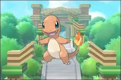 C'est un Pokémon de type Feu, il est un des premiers de sa génération. Comment se nomme-t-il ?