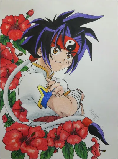 Quelle couleur correspond aux cheveux de Marya, la petite amie de Ray ?