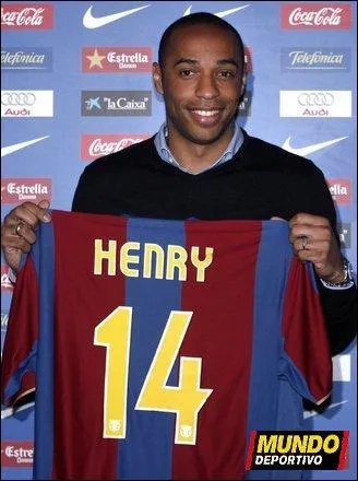 Dans quel club Thierry Henry n'a t-il jamais jou ?