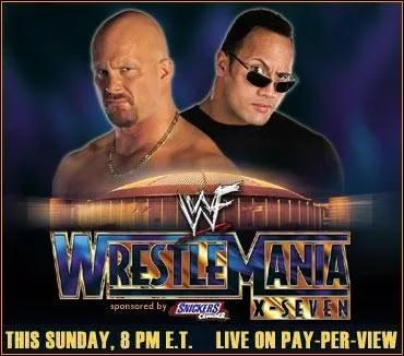 Lors de wrestlemania x-7, quel match est lu match de l'anne ?
