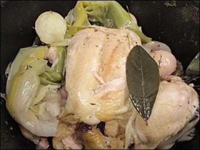 Comment s'appelle ce plat gersois et béarnais à base de poule, de bouillon et de légumes ?