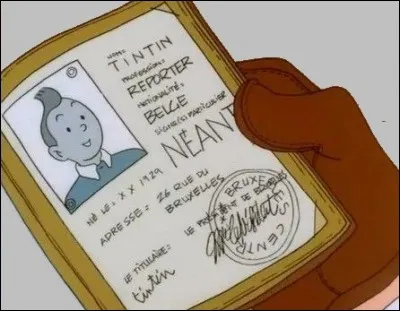 Dans quelle rue habite Tintin ?