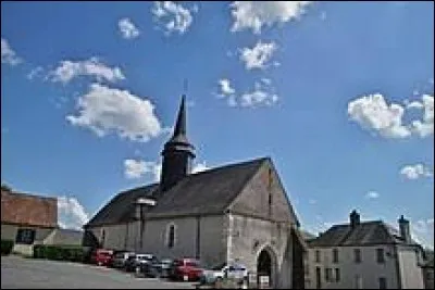 Nous sommes dans le Centre-Val-de-Loire, devant l'&eacute;glise Saint-Germain de Barlieu. Nous sommes dans le d&eacute;partement ...