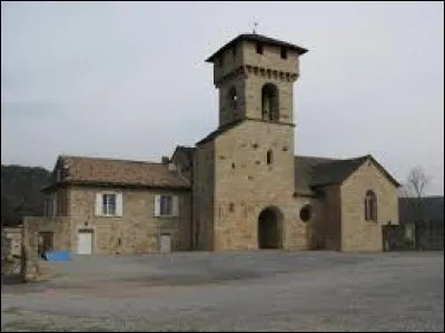Vous avez sur cette image l'&eacute;glise Saint-Sauveur, aux Salelles. Commune Ard&eacute;choise, elle se situe dans l'ancienne r&eacute;gion ...