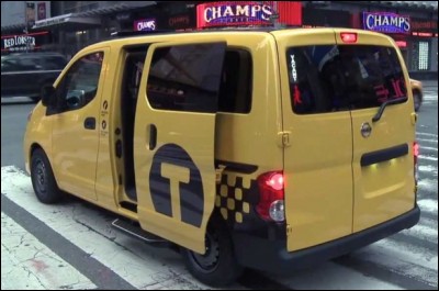 Dans quelle ville ce nouveau taxi jaune circule-t-il ?