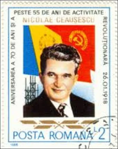En quelle ann&eacute;e le r&eacute;gime roumain de Ceaucescu a-t-il &eacute;t&eacute; renvers&eacute; ?