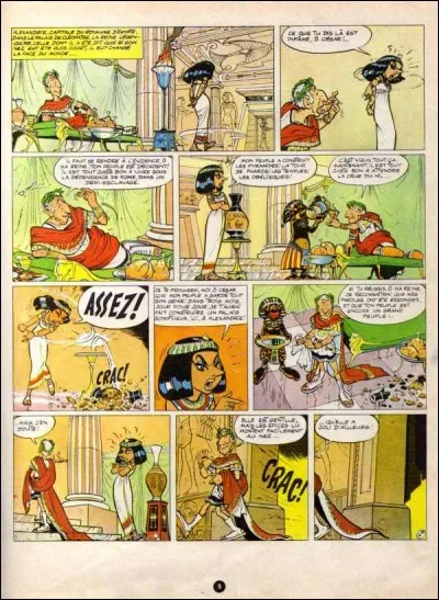 Année : 1965
Lieux d'action : Egypte, Gaule 
Personnages : Numérobis, Amonbofis, Pacotéalargus....
Ça peut aider : un célèbre film français retrace cet album. 
Quel est cet album ?