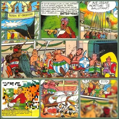 Année : 1962
Lieu d'action : Rome 
Personnages : Plaintcontrix, Caligula Alavacomgetepus, Caïus Obtus...
Ça peut aider : c'est le premier voyage de nos Gaulois à Rome. 
Quel est cet album ?