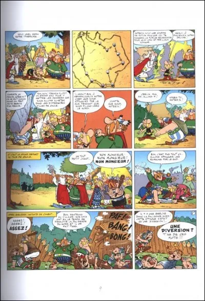 Année : 1965
Lieux d'action : Camaracum, Nicae , Burdigala
Personnages : Lucius Fleurdelotus , César Labeldecadix, Flavia... 
Ça peut aider : première apparition d'Idéfix. 
Quel est cet album ?