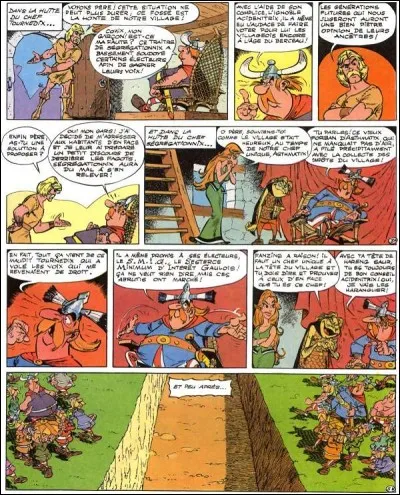 Année : 1980
Lieu d'action : Gaule 
Personnages : Tournedix, Ségrégationnix, Comix...
Ça peut aider : le méchant a une tête de hareng. 
Quel est cet album ?