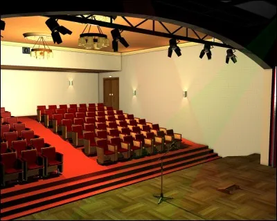 Ici, certains d'entre eux ont créé une histoire, en jouant des personnages de fiction. Comment se nomme cette salle ?